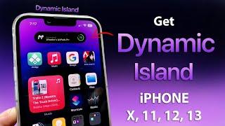 How to Get Dynamic Island on Any iPhone X,11,12,13 ||  (100% Working)