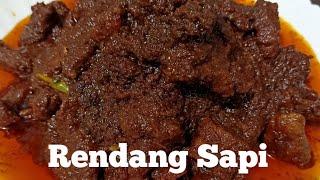 Resep rendang sapi yg praktis dan enak||olahan daging sapi