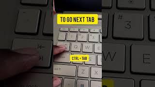 Shortcut key To Jump One Tab - Other Tab  in pc / laptop #youtubeshorts #shortcut #winter #viral