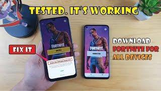 How to download Fortnite on Google Play Store for Device not Supported| Fortnite APK Fix