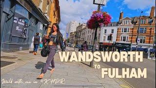 Exploring Wandsworth to Fulham | Scenic Riverside Walk in London ️