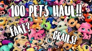 Unboxing Over 100 Littlest Pet Shops *G1-G7 Basic Fun LPS* REVIEW & HAUL