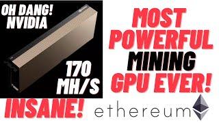 Nvidia CMP 170HX! The most powerful GPU for Ethereum Mining!