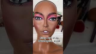 Grammies makeup . #mannequinchallenge #mannequinemakeup  #displaymannequin #braidedwigs #shorts