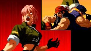 OROCHI LEONA ATTACKS RALF AND CLARK 🩸 KOF 2003 ENDING ( THE KING OF FIGHTERS ) TEAM IKARI WARRIORS