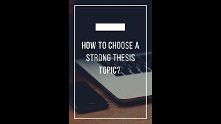 How to have a strong Research|Thesis/Dissertation Topic?|Importance of Literature Review|Prof. Young