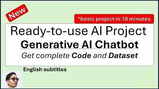 Free Artificial Intelligence AI Project in Python - Generative AI Chatbot