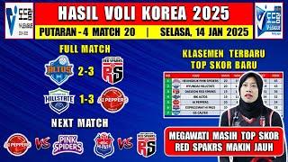 Hasil Liga Voli Korea 2025 Hari Ini - IBK Altos vs Red Sparks - Klasemen Liga Voli Korea 2025