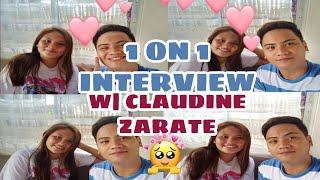 1 ON 1 INTERVIEW W CLAUDINE ZARATE SISTER OF BAKANG VLOG