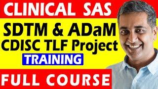 SAS Clinical programming Training | CDISC, SDTM & ADaM Training Full Course by Shiva