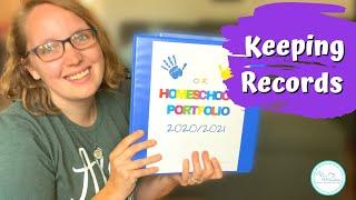 Homeschool Record Keeping || How To Make A Homeschool Portfolio