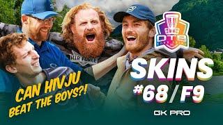 Game of Thrones actor KRISTOFER HIVJU CHALLENGES PRO DISC GOLFERS | OTB TOUR SKINS #68 F9