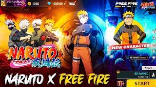 FREE FIRE X NARUTO COLLAB CONFIRM  | FREE FIRE X NARUTO COLLABORATION | FREE FIRE X NARUTO EVENT .