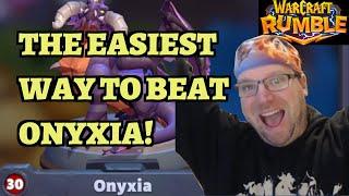 The EASIEST Way to Kill Onyxia! Anub'arak - Warcraft Rumble