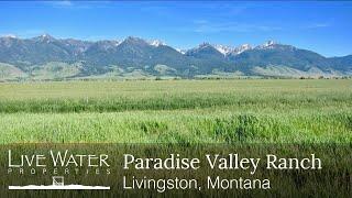 SOLD Paradise Valley Ranch | Bozeman Montana Ranches for Sale