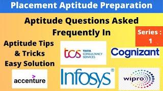 TCS | Wipro Aptitude Questions | Series : 1 | Commonly Asked Aptitude Questions 