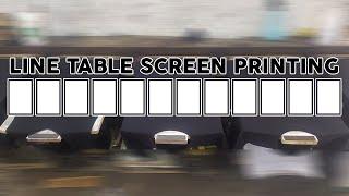 What is Line Table Screen Printing?