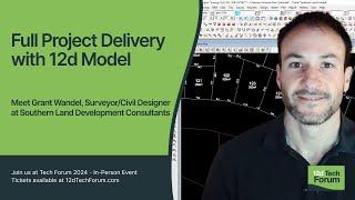 Full Project Delivery with 12d Model | #12dTechForum | #12dModel15