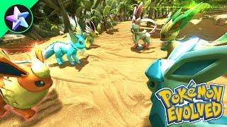 EEVEELUTIONS BATTLE!!! - ARK SURVIVAL EVOLVED POKEMON 3D MOD