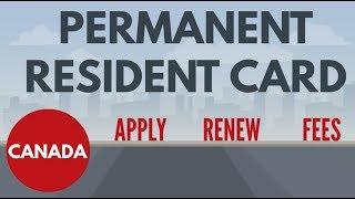 CANADA PERMANENT RESIDENT CARD - PR Card Canada