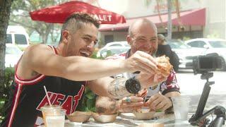 Eating CUBAN STREET FOOD with @VolpeWhereAreYou in South Miami, Florida!!