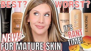 5 BEST & WORST New Foundations for Mature Skin 2023 | Foundation Roundup