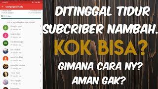 Cara Menambah 1000 SUBSCRIBER dengan Cepat, Gratis - Aman | Bisa Ditinggal Tidur | 2020