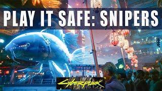 Cyberpunk 2077 Play It Safe Neutralize the snipers - Reach the Second and Third Sniper