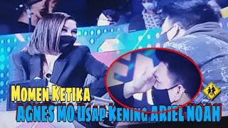 Ntizen Heboh! Agnez Mo Kepergok Saat Mengusap Keringat  Di Kening Ariel Noah | Sedekat Inikah Mereka