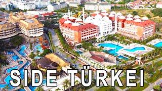 SIDE EVRENSEKI. Strand. Meer. Hotels. Türkei HEUTE 2024 4K #evrenseki #türkei #Antalya #side