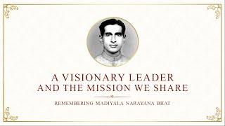 A Visionary Leader and the Mission We Share