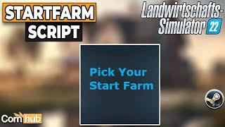 LS22 Mods - Startfarm Script - LS22 Modvorstellung