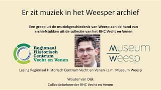 Lezing: Er zit muziek in het Weesper archief!