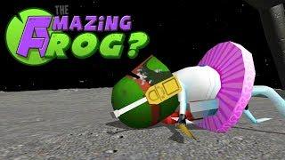 FROG BEATS WORM ON THE MOON WITH JETPACK! (Amazing Frog Gameplay)