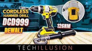  THE STRONGEST DEWALT Cordless Hammer Drill DCD999 in TEST - DeWalt cordless drill  DCD999NT-XJ