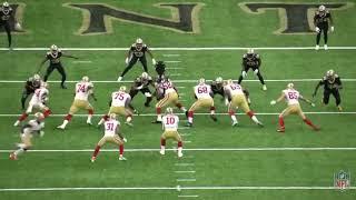 SF 49ers gap scheme power, counter, trap run cut ups 2019