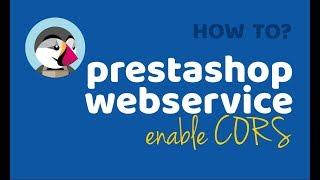 Prestashop Webservice how to fix CORS error