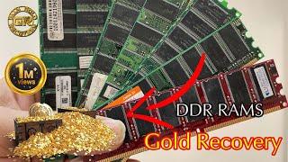 Gold Recovery from 1kg DDR Rams .How much Gold in Rams ?