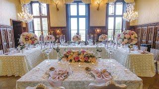 Luxury Wedding Decor Inside || Chateau Challain Decor