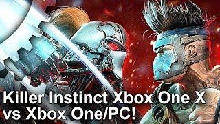 [4K] Killer Instinct Xbox One X vs PC vs Xbox One Graphics Comparison + Frame-Rate Test