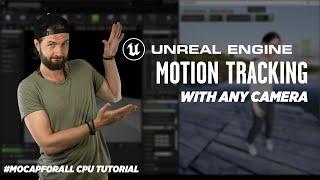 Unreal Engine 4: Realtime METAHUMAN MOTION CAPTURE with ANY CAMERA [MocapForAll CPU Tutorial]