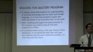 PAMLE 2013 STW Presentation: Mastery Program, Part I