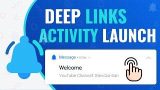 Start an Activity with a Deep Link | Notifications in Android
