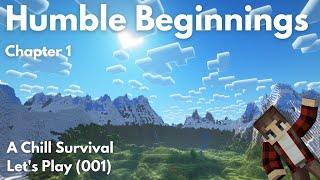 HUMBLE BEGINNINGS | Minecraft Survival Let's Play | Episode 1 [Java 1.21]