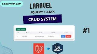 Laravel 10 CRUD Tutorial - AJAX with full validations - part 1