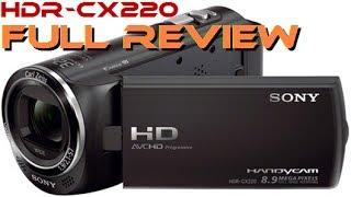 Sony Handycam HDR-CX220 unboxing, review & test