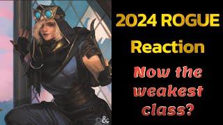 2024 Player's Handbook: The Rogue might now be the weakest class in D&D5e