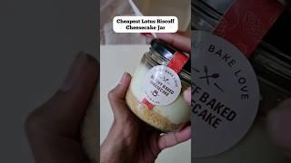 Lotus Biscoff Baked Cheesecake Jar at Just 109? | Bakingo #tasty #shorts #trending #viral #vlog #fyp