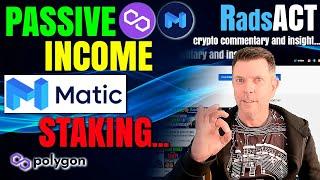 Passive income. 3 ways to stake Matic #MATIC is this a token for your portfolio?