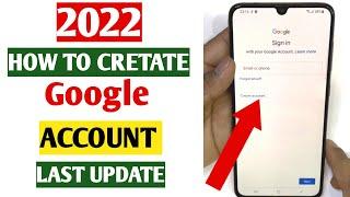 How To Create Google Play Store Account 2022/Create Google Account /New Method